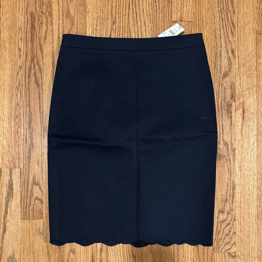 J. Crew Navy Pencil Skirt